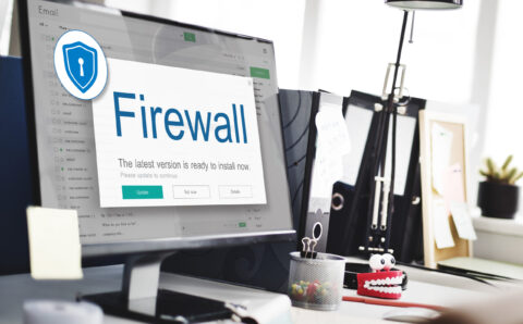 Firewall Antivirus Alert Protection Security Caution Concept
